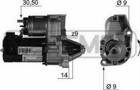 Messmer 220394A - Starter autospares.lv