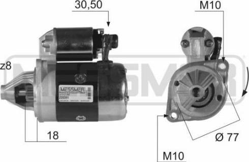 Messmer 220391A - Starter autospares.lv