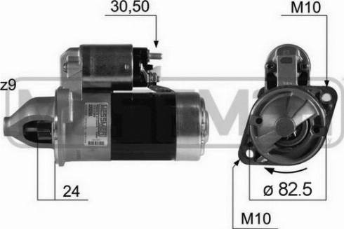 Messmer 220398A - Starter autospares.lv