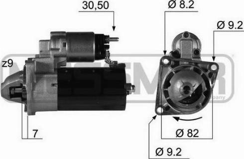 Messmer 220346A - Starter autospares.lv