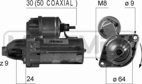 Messmer 220359A - Starter autospares.lv