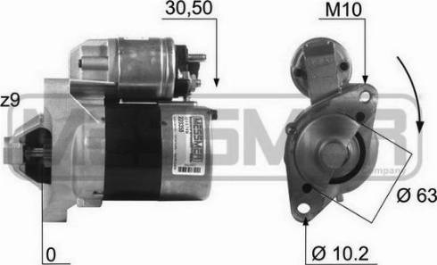 Messmer 220358A - Starter autospares.lv