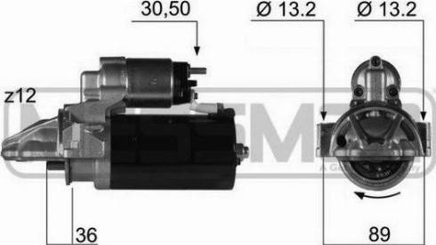 Messmer 220353A - Starter autospares.lv