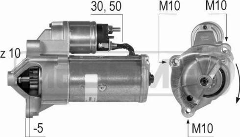 Messmer 220363A - Starter autospares.lv