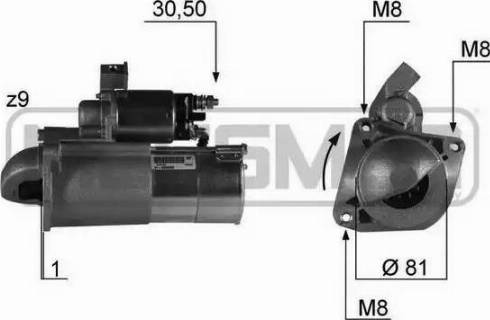 Messmer 220331 - Starter autospares.lv