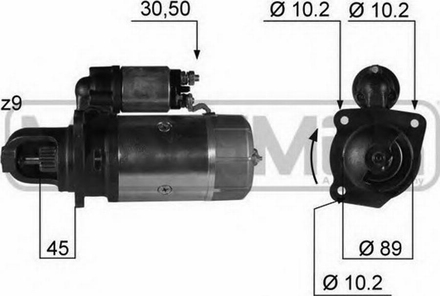 Messmer 220337 - Starter autospares.lv