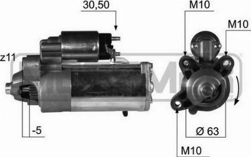 Messmer 220375A - Starter autospares.lv