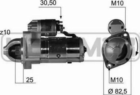 Messmer 220378 - Starter autospares.lv