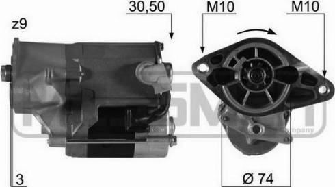 Messmer 220205R - Starter autospares.lv