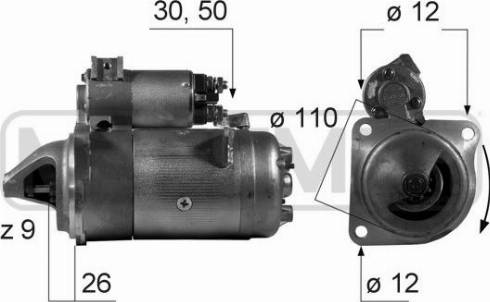 Messmer 220282A - Starter autospares.lv