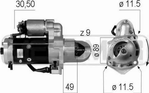 Messmer 220278 - Starter autospares.lv