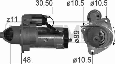 Messmer 220792A - Starter autospares.lv