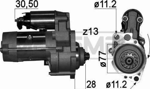 Messmer 220764A - Starter autospares.lv