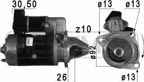 Messmer 220738A - Starter autospares.lv