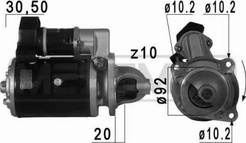 Messmer 220737 - Starter autospares.lv