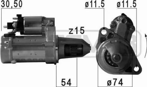 Messmer 220722 - Starter autospares.lv