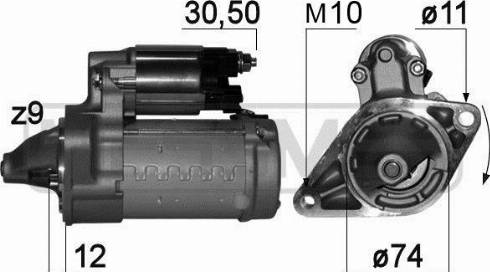 Messmer 220776A - Starter autospares.lv