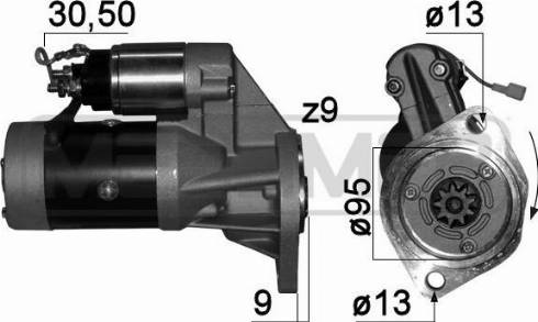 Messmer 220777A - Starter autospares.lv