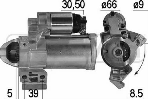 Messmer 221007A - Starter autospares.lv