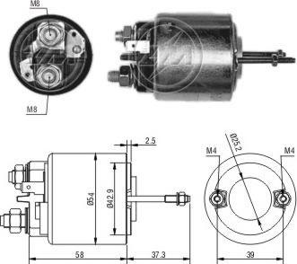 Messmer 227524 - Solenoid Switch, starter autospares.lv