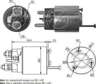 Messmer 227392 - Solenoid Switch, starter autospares.lv