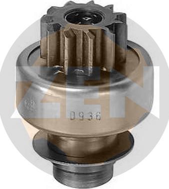 Messmer ZN0936 - Pinion, bendix, starter autospares.lv