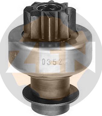 Messmer ZN0352 - Pinion, bendix, starter autospares.lv