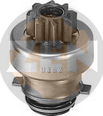 Messmer ZN0382 - Pinion, bendix, starter autospares.lv