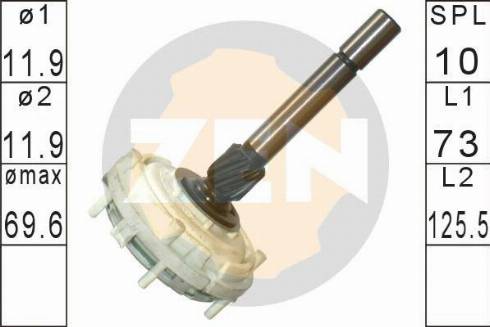 Messmer ZN12689 - Repair Set, planetary gear starter autospares.lv