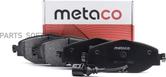 METACO 3000-082 - Brake Pad Set, disc brake autospares.lv