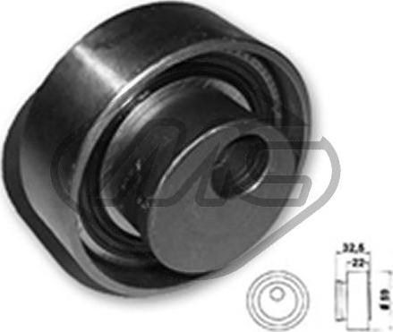 Metalcaucho 48686 - Tensioner Pulley, timing belt autospares.lv