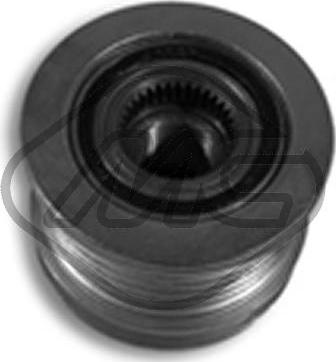 Metalcaucho 48687 - Pulley, alternator, freewheel clutch autospares.lv