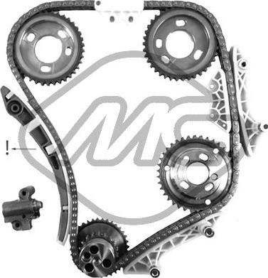 Metalcaucho 58383 - Timing Chain Kit autospares.lv