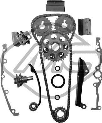 Metalcaucho 58371 - Timing Chain Kit autospares.lv