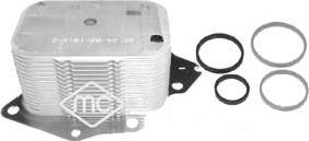 Metalcaucho 05740 - Oil Cooler, engine oil autospares.lv