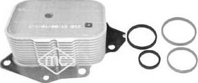 Metalcaucho 05739 - Oil Cooler, engine oil autospares.lv