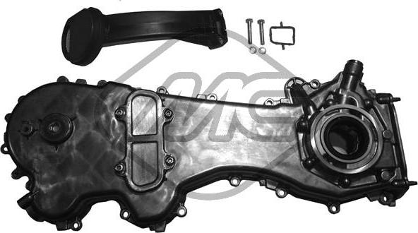 Metalcaucho 06581 - Housing Cover, oil pump autospares.lv