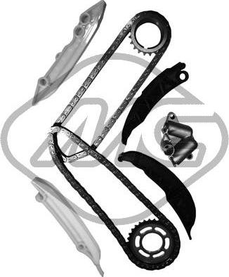 Metalcaucho 06165 - Timing Chain Kit autospares.lv