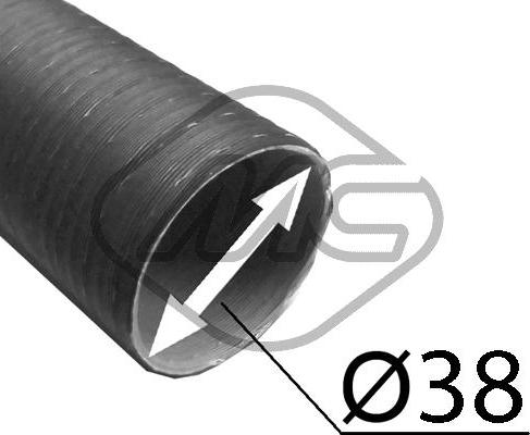 Metalcaucho 02203 - Hose, air supply autospares.lv