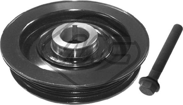 Metalcaucho 14491 - Belt Pulley, crankshaft autospares.lv