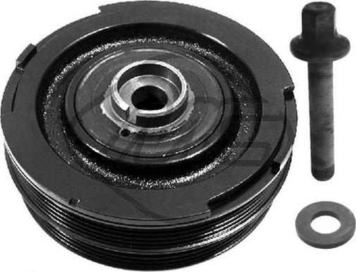 Metalcaucho 14553 - Belt Pulley, crankshaft autospares.lv