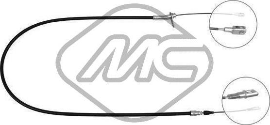 Metalcaucho 80928 - Cable, parking brake autospares.lv