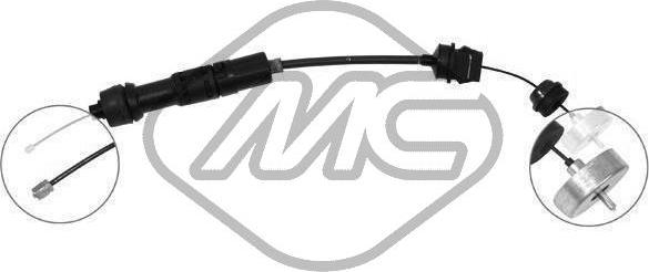 Metalcaucho 80018 - Clutch Cable autospares.lv