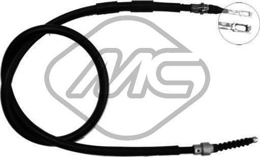 Metalcaucho 80218 - Cable, parking brake autospares.lv