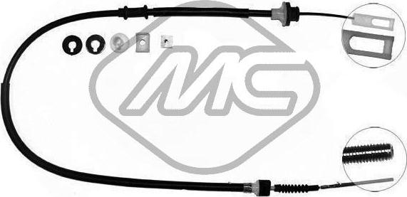 Metalcaucho 80217 - Clutch Cable autospares.lv