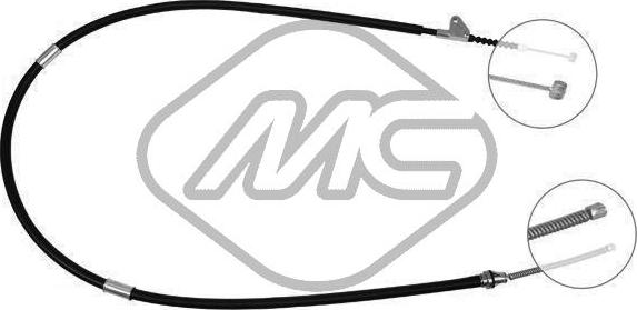 Metalcaucho 83432 - Cable, parking brake autospares.lv