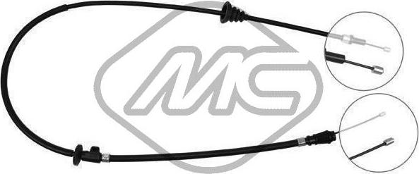 Metalcaucho 83572 - Cable, parking brake autospares.lv