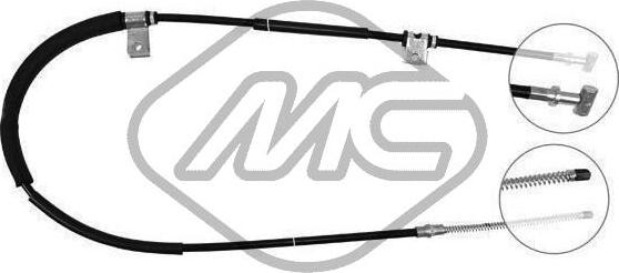 Metalcaucho 83324 - Cable, parking brake autospares.lv