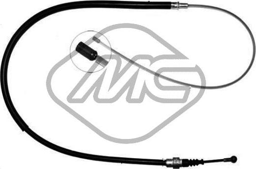 Metalcaucho 83249 - Cable, parking brake autospares.lv