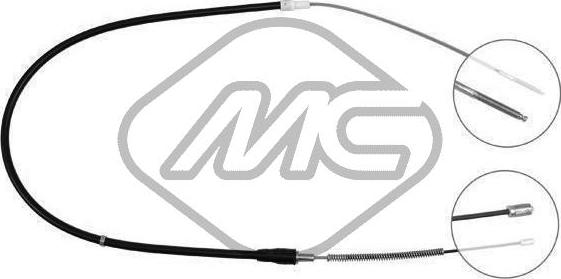 Metalcaucho 83735 - Cable, parking brake autospares.lv